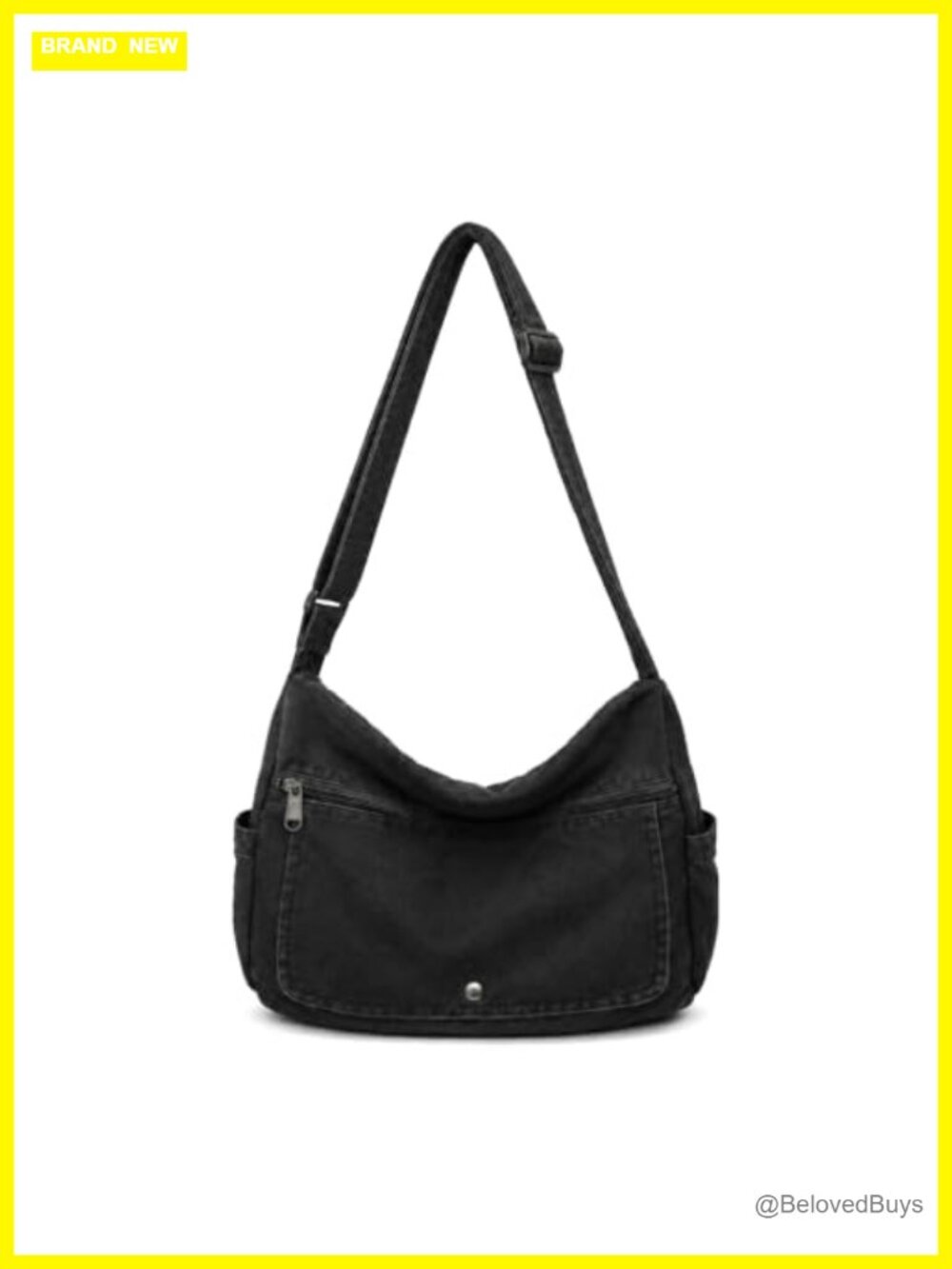 Canvas Multiple Pockets Messenger Crossbody Hobo Tote Handbag